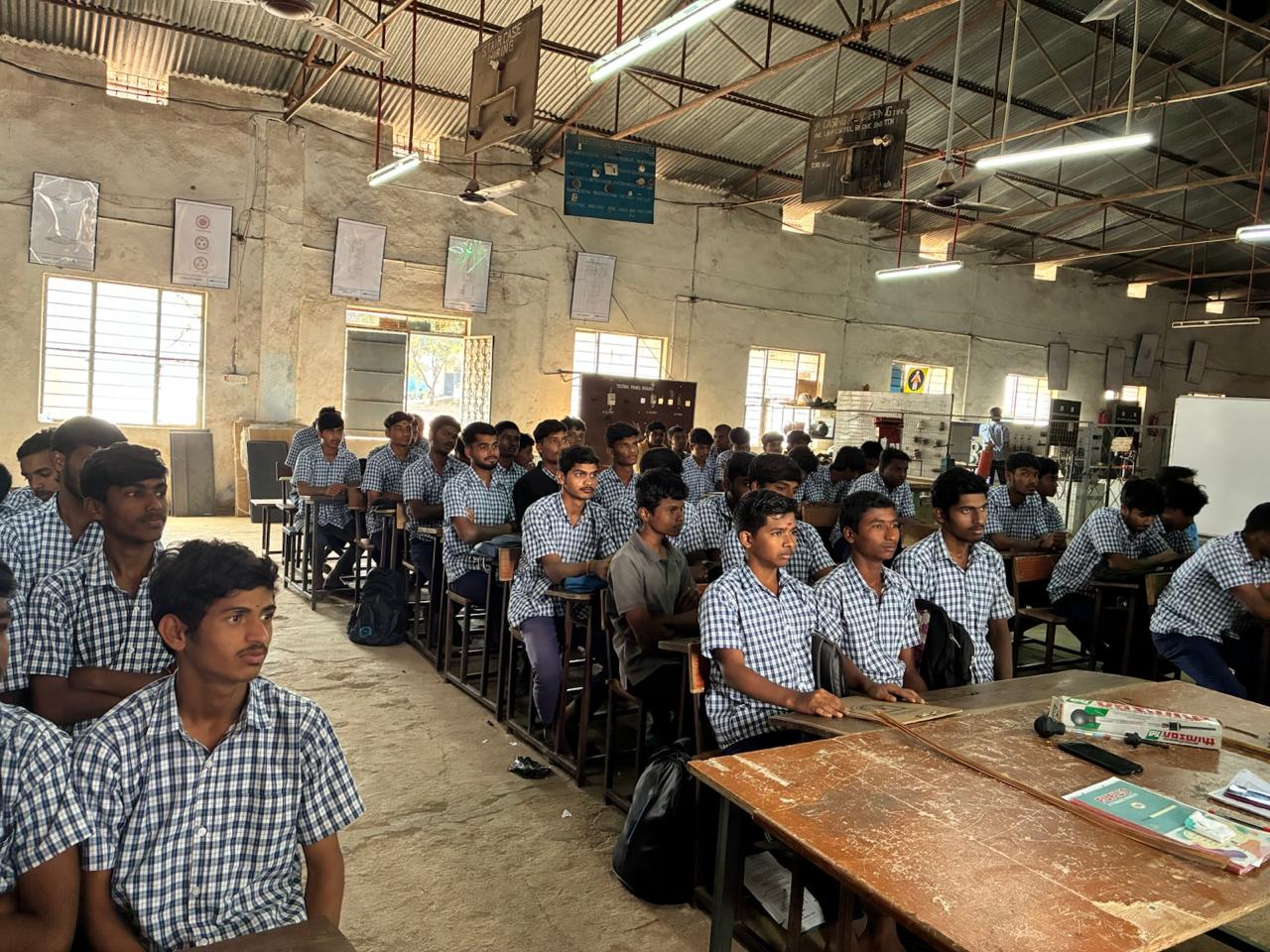 Classroom instruction session at Fatima ITI