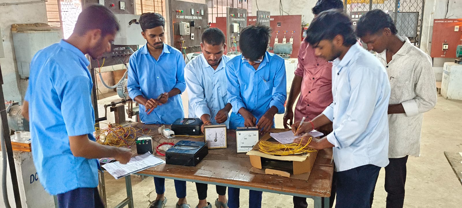 Electrician trade practical training