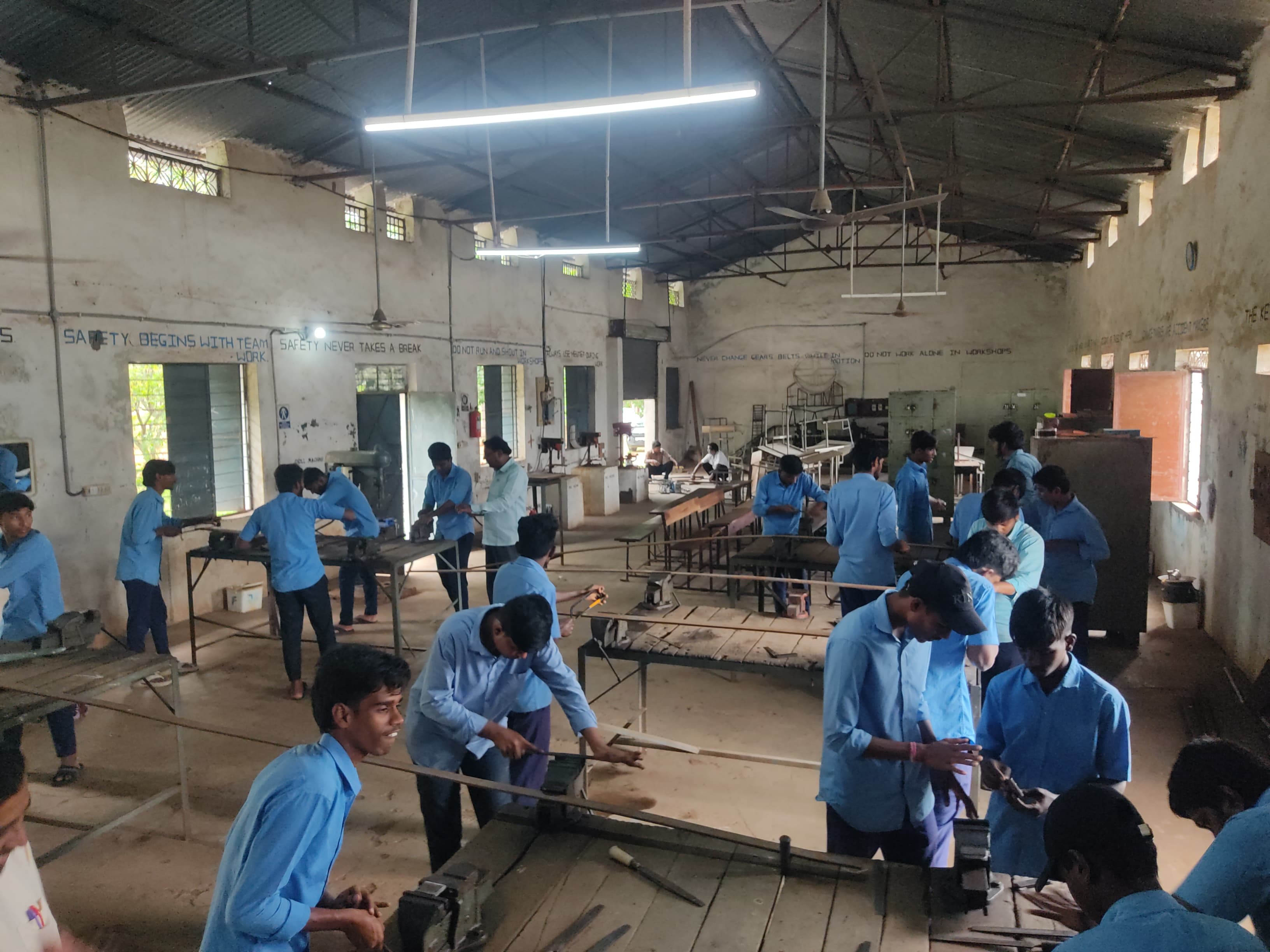 Fitter trade workshop session